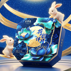 全聚德 荷韵伴月月饼礼盒1120g