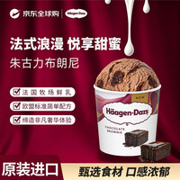 哈根达斯 Haagen-Dazs）朱古力布朗尼冰淇淋 420ml 大桶家庭装冰激凌
