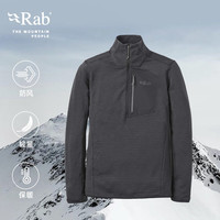 Rab Ascendo 男士立领抓绒衣 黑色 S QFG-60