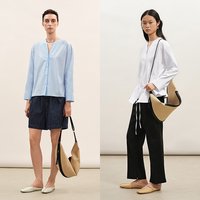 LESS 2026春新款收腰纯色含棉衬衫2Q2215780