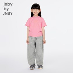 jnby by JNBY 牛仔长裤纯棉柔软纯色宽松春男女童儿童jnbybyjnby