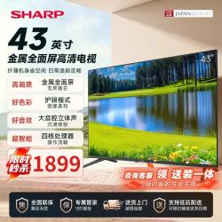 SHARP 2T-C43HE3500A 液晶电视 4K 43英寸 包安装/挂架
