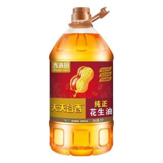 香满园 纯正花生油 5L 桶装