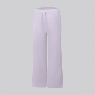 lululemon Scuba 女士中腰阔腿运动裤 拉绒 浅薰衣草紫 M