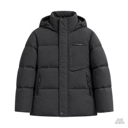 斯巴奴 90%绒 最大199g鸭绒 加厚短款保暖羽绒服 SY22D89109H 双色任选