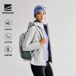 ROCK&ICE 抓绒冲锋衣 软壳衣女防风夹克