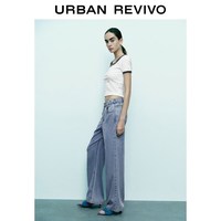 URBAN REVIVO UWM860117 水洗莱赛尔牛仔长裤 女
