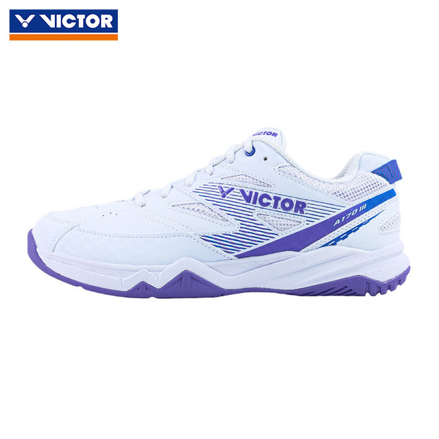 VICTOR 胜利专业羽毛球鞋 A170III三代AJ白杜鹃紫+赠品 40