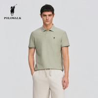 POLOWALK 男式短袖POLO衫 花纱绿 2XL