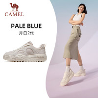 骆驼 月白2代2026休闲板鞋低帮耐磨运动女鞋子 K26BX52065，蛋奶/初雪白，女 40