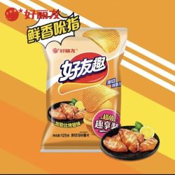 好丽友 好友趣 薯片 加勒比烤翅味 125g