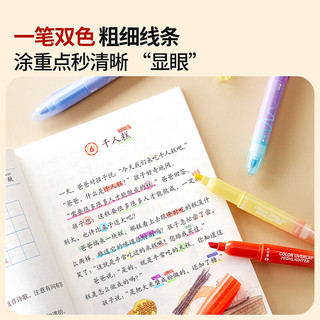猫太子 双头可叠色不晕染 荧光笔
