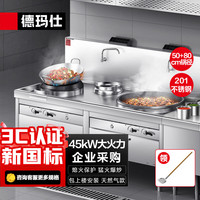 德玛仕 商用燃气大锅灶炒菜炉猛火灶大小炒灶天然气)