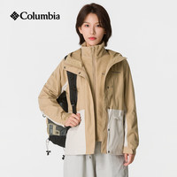 Columbia 冲锋衣女26秋冬户外保暖抓绒内胆防水三合一冲锋衣XR4388 214 L