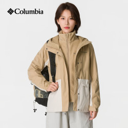 Columbia 冲锋衣女26秋冬户外保暖抓绒内胆防水三合一冲锋衣XR4388 214 L