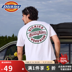 Dickies DK0A88DN 美式宽松圆领 白色 XL 男士T恤