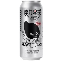 魔力星球 气泡清爽果酒 低度微醺糯米酒 500ml/瓶