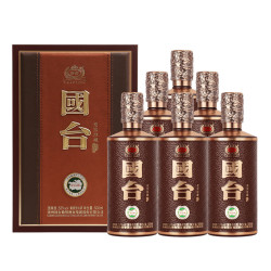 国台 贵宾珍藏 酱香型白酒 53%vol 500mL 6瓶 整箱 原箱