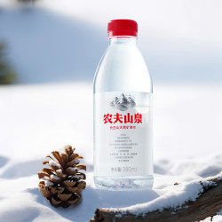 农夫山泉 长白山 天然矿泉水 380mL*15瓶 整箱装
