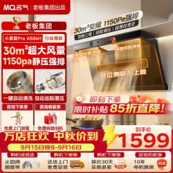 名气 老板出品30立方自清洗顶侧双吸家用大吸力7字型A586H烟灶炉灶套装燃气灶