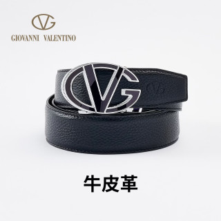 GIOVANNI VALENTINO 男士头层牛皮自动扣腰带