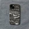 C 【真液态硅胶|裸机手感】海浪波浪黑 iPhone11-17系列苹果手机壳