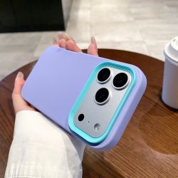 C 【真液态硅胶|裸机手感】纯色三合一 iPhone11-17系列苹果手机壳