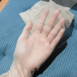 FOURDATRY 1双装珠光女袜薄款亮晶晶春夏季超薄美腿连裤袜性感开档光腿神器
