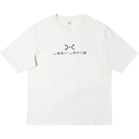 Lee LUT0098483RX 宽松圆领短袖T恤 米白色 M