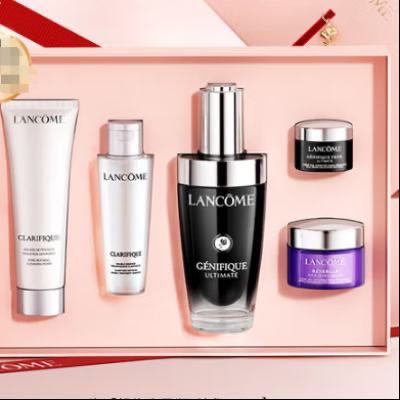 兰蔻 小黑瓶精华露肌底液50ml 赠洁面乳50ml+精华水50ml+面霜15ml+其他小样