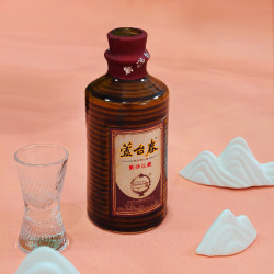 芦台春 紫砂坛藏 酱香型白酒 53度 100ml 单瓶光瓶装