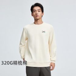 拓路者 圆领卫衣男式上衣时尚舒适跑步日常运动服简约休闲男上衣