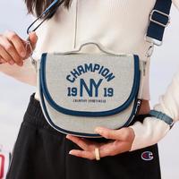 Champion 秋季斜挎包简约小清新撞色可调节肩带单肩包