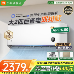 小米 MIJIA 米家 巨省电系列 50GW-PG20/N1A1 新一级能效 壁挂式空调 2匹