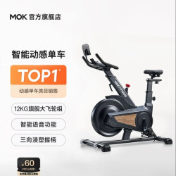 MOKFITNESS S10Ultra 智能磁控静音 玄武黑 动感单车