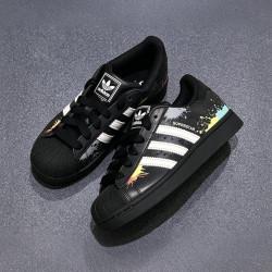 adidas 三叶草男女同款情侣经典贝壳头运动百搭休闲鞋LA3775 LA3775 40.5