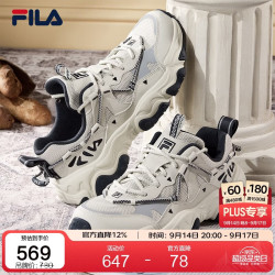 FILA 猫爪5丨老爹鞋26秋冬男鞋复古厚底增高运动休闲鞋