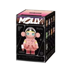 泡泡玛特 POPMART泡泡玛特MEGA SPACE MOLLY 100%周年系列3盲盒太空人手办