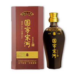 宋河粮液 国字三号浓香型白酒46度500ml纯粮酒口粮酒国字宋河中秋送礼 46%vol 500mL 1瓶 国字三号单瓶装