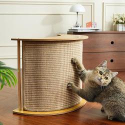 喵仙儿 猫抓板猫抓柱 耐抓家用猫用品 月亮船宠物摇床 57*40*30.5CM