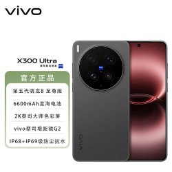 vivo X300 Ultra 5G手机 12GB+256GB 黑Ka