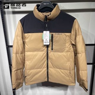 百亿补贴：探路者 立领羽绒服 男式 秋冬季 户外休闲 防风鸭绒 保暖轻便羽绒衣外套