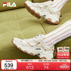 FILA FLUID猫爪老爹鞋女2024休闲复古运动鞋女鞋