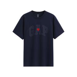 Gap 883711 纯棉宽松短袖T恤 海军蓝 3XL