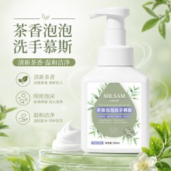 山姆先森 抑菌慕斯洗手液500ml/瓶泡泡 不拔干去渍留香