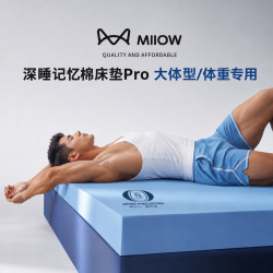 猫人 可拆凝胶记忆棉床垫1.5米x2米加厚席梦思床褥子榻榻米专用软垫子 深睡-浅蓝-厚约