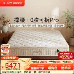 顾家家居 撑腰0胶可拆Pro版1272U三防面料四叶草床垫 平移储物床DS8630B