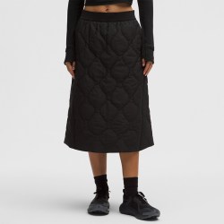 lululemon Wave-Quilt 女士波浪绗缝带夹层中长裙丨lululemon丨LW8ARRS