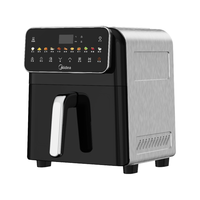 美的 KZC6006 纯钛烤盘0涂层 6L 蒸烤一体空气炸锅