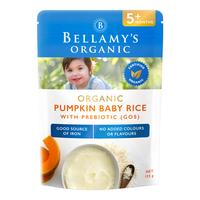 BELLAMY'S 贝拉米 有机米粉 澳版 2段 南瓜味 125g